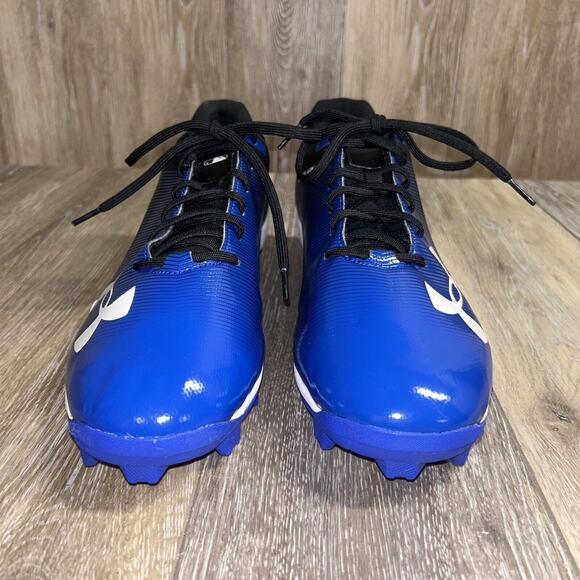 Under Armour Mens Size 13 Baseball Cleats 1297317-001 Blue Black Sneaker Shoes - Picture 3 of 11